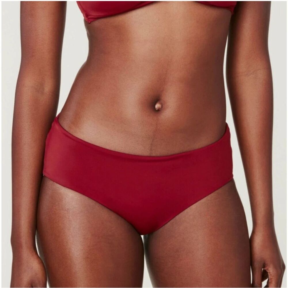Andie Swim The Hipster Bikini Bottom Size XXL Truffle Full Coverage New